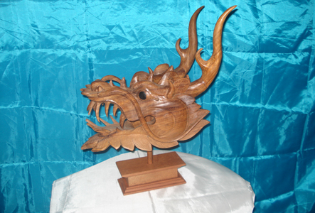 Dragon Head horn - with mat<br>TW0362