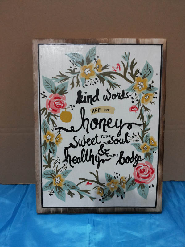Kind words are like honey<br>WS009